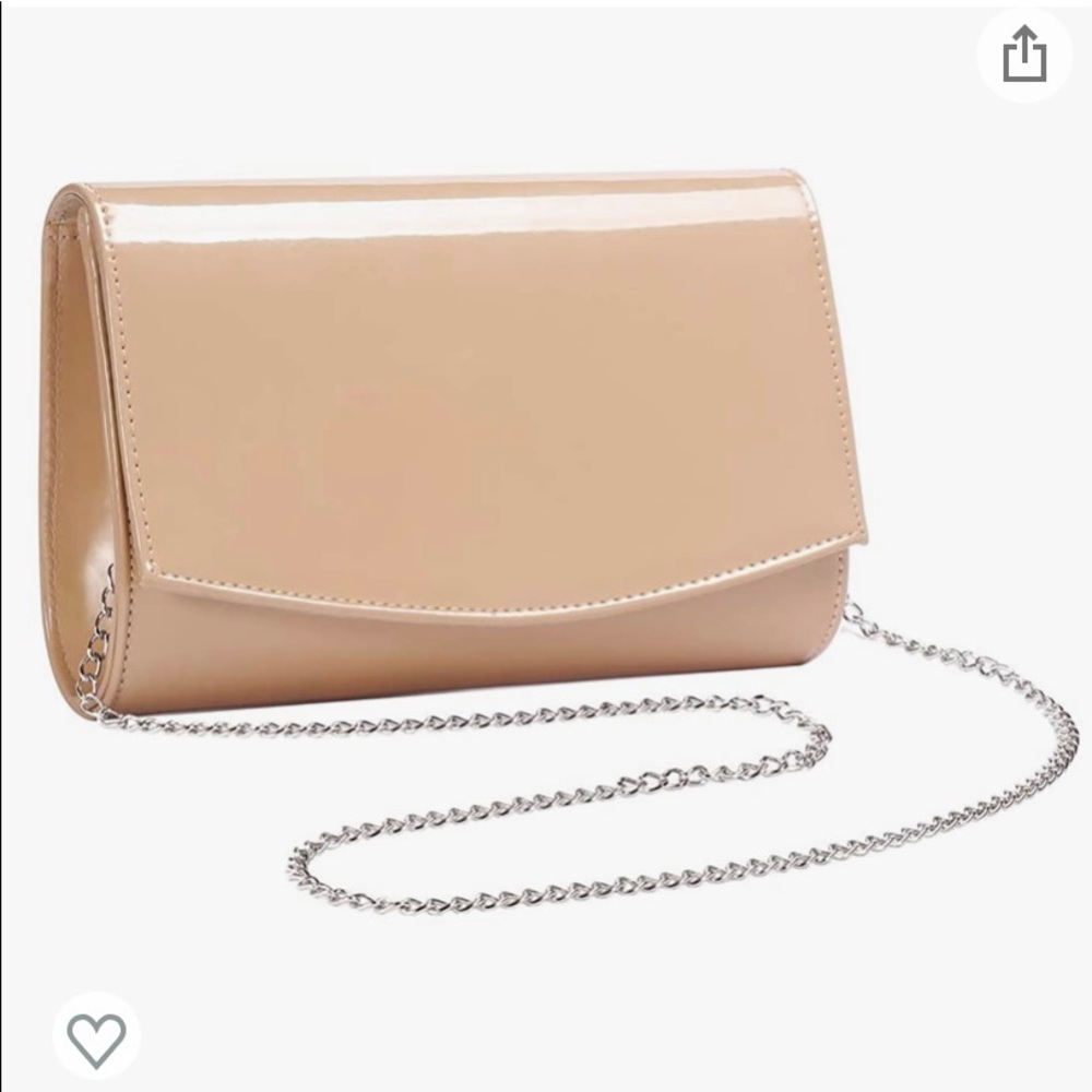 Women Patent Leather Clutch Purse.